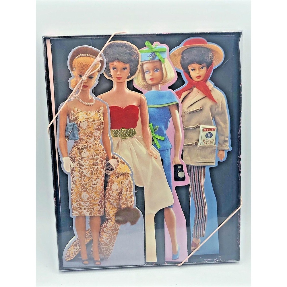 Vintage Hallmark Mattel Set of 4 Blank Barbie Greeting Cards Made In USA